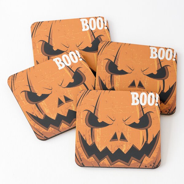 Item preview, Scary Halloween Jack-O’-Lantern Illustration designed and sold by DreamBuySell.