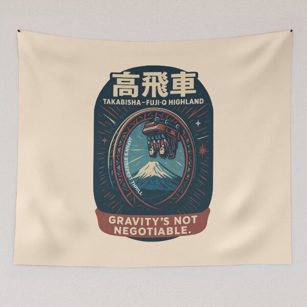 Item preview, Thrill Rides Meet Fuji Majesty designed and sold by EdvvinStudios.