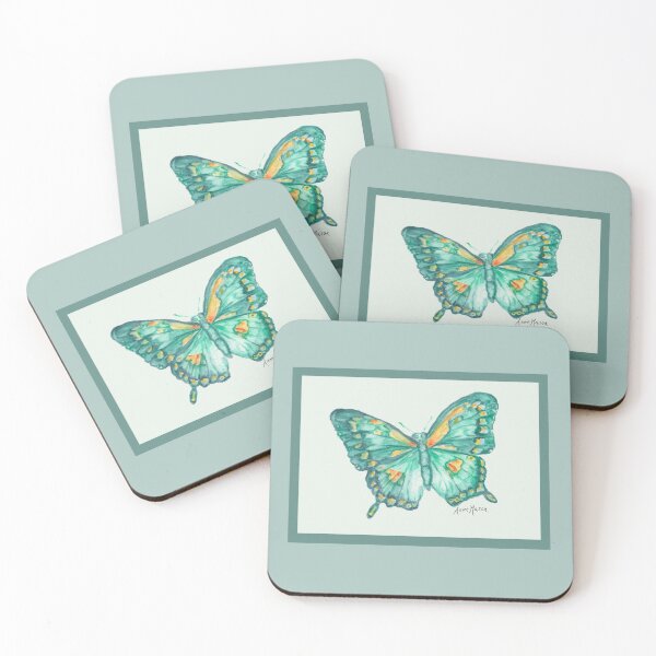 Item preview, Swallowtail Butterfly - watercolor illustration designed and sold by Annie Mason Art.