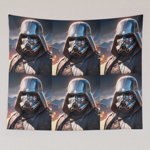 Item preview, H Epic Illustrations Highlighting Iconic Characters Star Wars designed and sold by ART ATTACK ZONE.