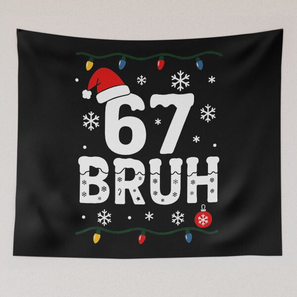 Item preview, 6 7 Meme Christmas Shirt 67 Bruh Six Seven Boy  designed and sold by JEFDodsonArt.