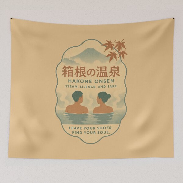 Item preview, Hakone Steam Finds Quiet Hearts designed and sold by EdvvinStudios.