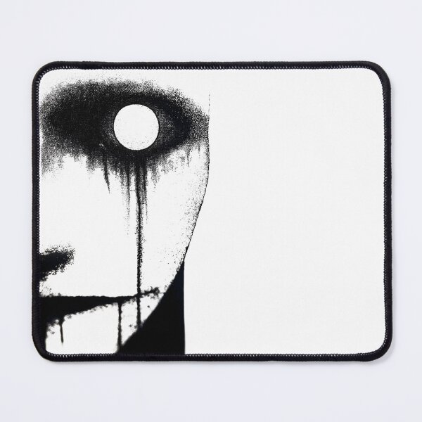 Item preview, Abstract Void Eye Dripping Ink Grunge Face designed and sold by Shoot-The-Moon.