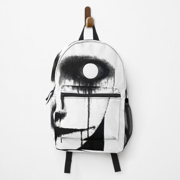 Item preview, Abstract Void Eye Dripping Ink Grunge Face designed and sold by Shoot-The-Moon.