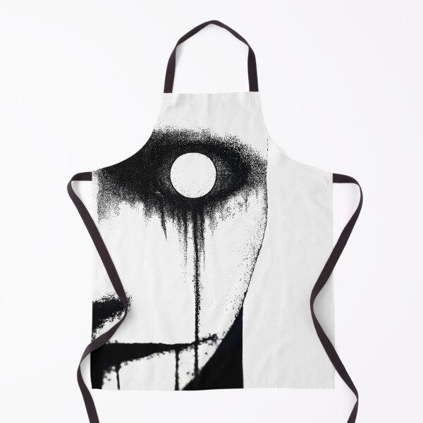 Item preview, Abstract Void Eye Dripping Ink Grunge Face designed and sold by Shoot-The-Moon.