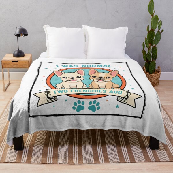 Item preview, Dog Mom, I Was Normal Two Frenchies Ago, Frenchie Mom, Dog Owner Gift, French Bulldog Lover, Frenchie Owner Gift designed and sold by DesignDenDo ⭐⭐⭐⭐⭐.