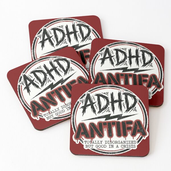 Item preview, ADHD ANTIFA designed and sold by AmendmentOne.