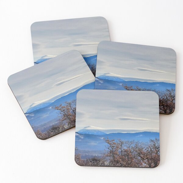 Item preview, Mount McLoughlin with Wind Cloud – Cascade Range Scenic Photography designed and sold by tracerammo1.