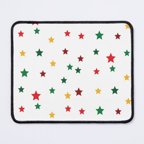 Item preview, Vibrant Red Green Yellow Holiday Accents Bright Christmas Star Pack designed and sold by Aesthetic Crew.