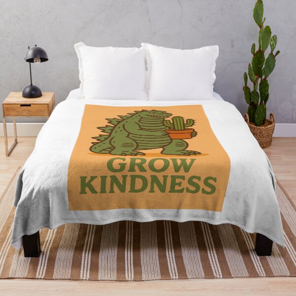 Item preview, Grow Kindness Monster – Cactus, Not Chaos designed and sold by NatureStyle555.