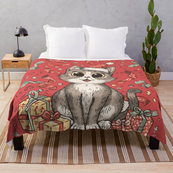 Item preview, Full of Cheer Zero Self Control – Funny Christmas Cat designed and sold by zoocore.
