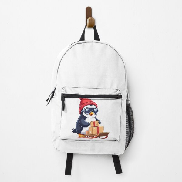 Item preview, Santa's Express Delivery Penguin designed and sold by JNTCreator.