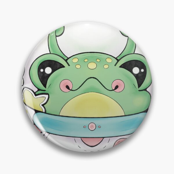 Item preview, Astro Froggo Sticker designed and sold by dribblinglitter.