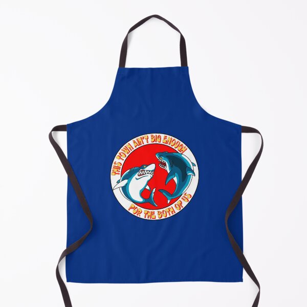 Item preview, sharks fight illustration - this town ain't big enough for the both of us designed and sold by bobcat88.