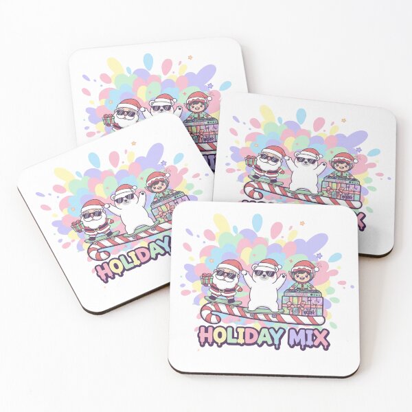 Item preview, Sweetest Beats Christmas Candy Cute Street Art Party designed and sold by Siamcatshop.