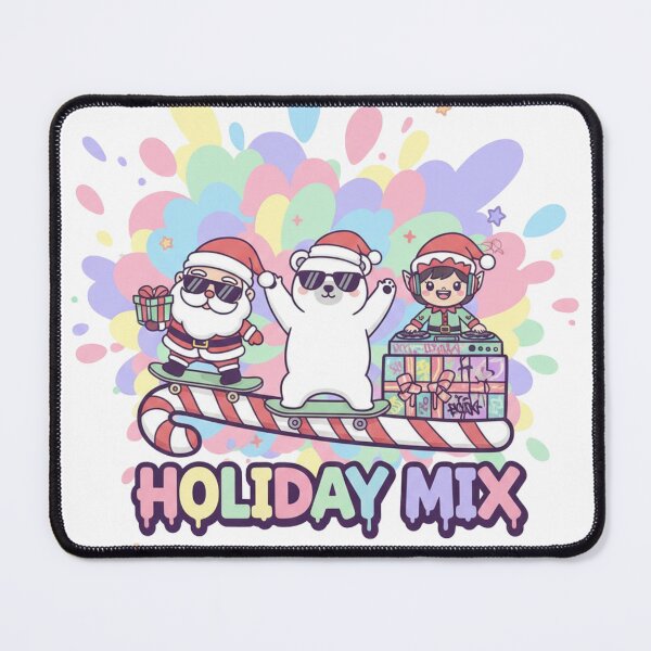 Item preview, Sweetest Beats Christmas Candy Cute Street Art Party designed and sold by Siamcatshop.