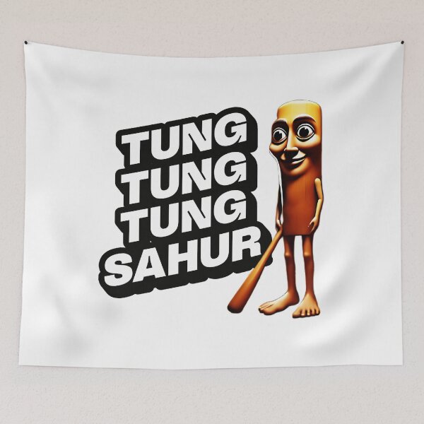 Item preview, Tung Tung Tung Sahur Brainrot Funny  designed and sold by cugbandio.