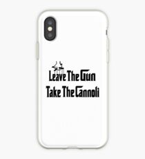 Leave The Gun Take The Cannoli Phone Case iPhone Case