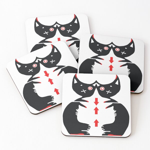 Item preview, Two Black Cats - Le Due Gatti designed and sold by ilovestudiostic.