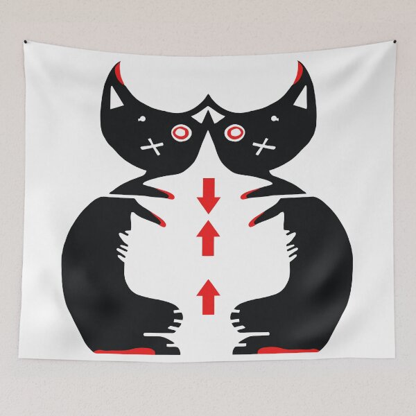 Item preview, Two Black Cats - Le Due Gatti designed and sold by ilovestudiostic.