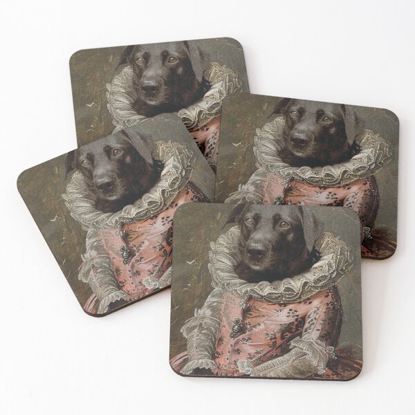 Item preview, Black Labrador Victorian Portrait designed and sold by DigestiveCow.