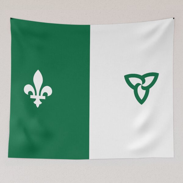 Item preview, Franco Ontarian flag designed and sold by rheyes.