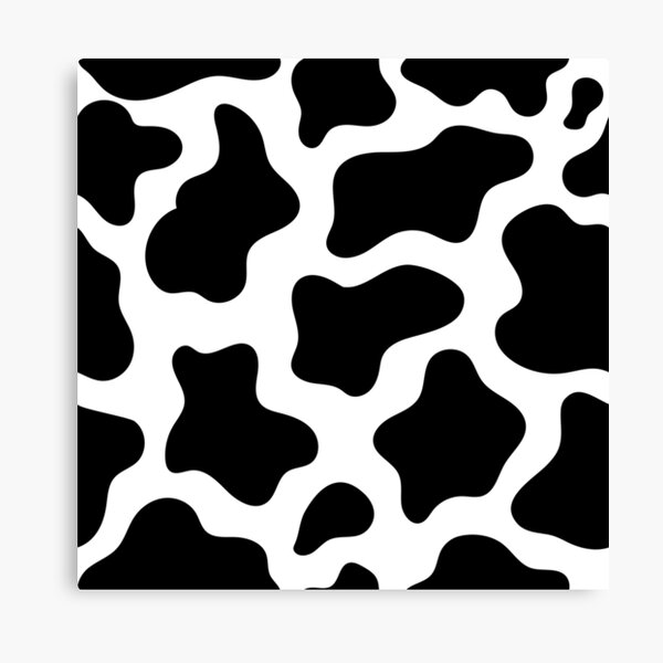 Cow Print Cow Skin Canvas Print By Phuongnam11 Redbubble - cow spots roblox