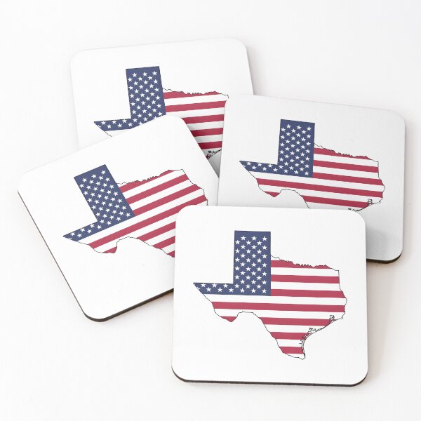 Item preview, Texas Stars & Stripes State Silhouette – Distressed Americana designed and sold by Paper Drip.