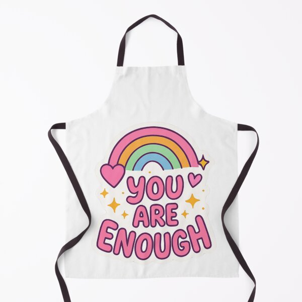 Item preview, You Are Enough Rainbow Sticker designed and sold by lorand-designs.