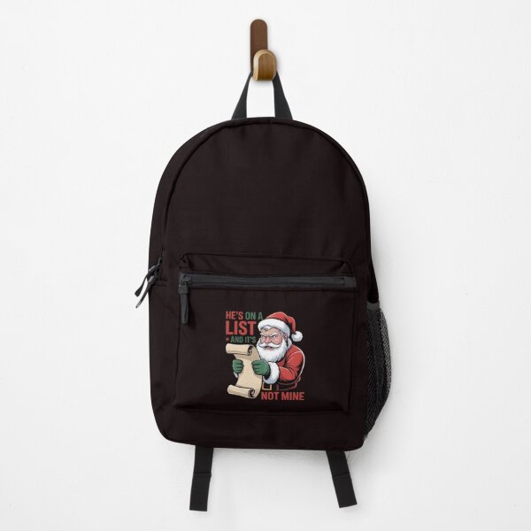 Item preview, He’s on a List and It’s Not Mine - Funny Santa Saying Christmas Humor designed and sold by Redgiant87x.