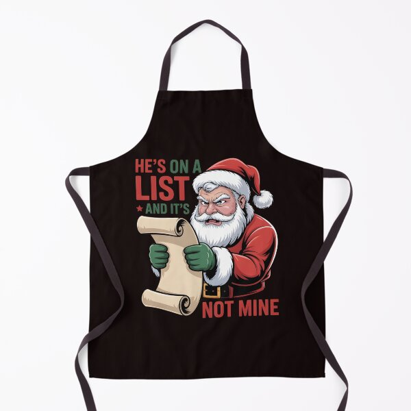 Item preview, He’s on a List and It’s Not Mine - Funny Santa Saying Christmas Humor designed and sold by Redgiant87x.