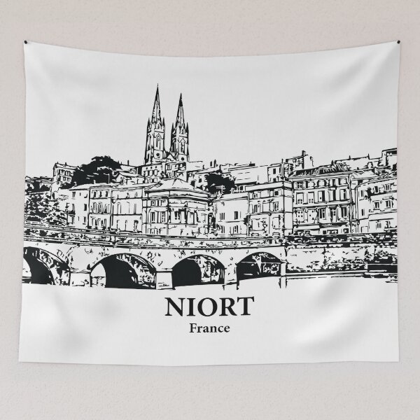 Item preview, Niort - France designed and sold by Lakeric Cityscapes.
