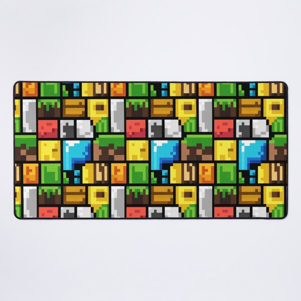 Item preview, Pixelated Gamer Blocks Pattern designed and sold by SteezeeStore.