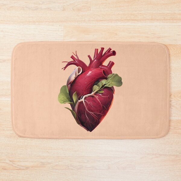 Item preview,  Hearbeet Bloom, organic botanical vegetable anatomy pun designed and sold by EmeraldeaArt.