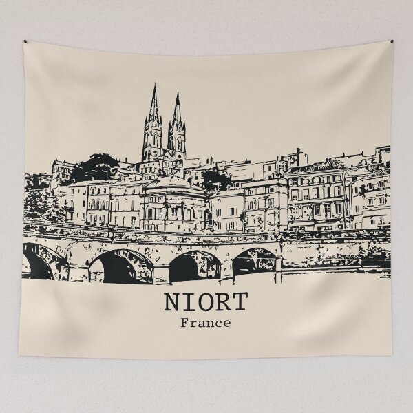 Item preview, Niort - France designed and sold by Lakeric Cityscapes.