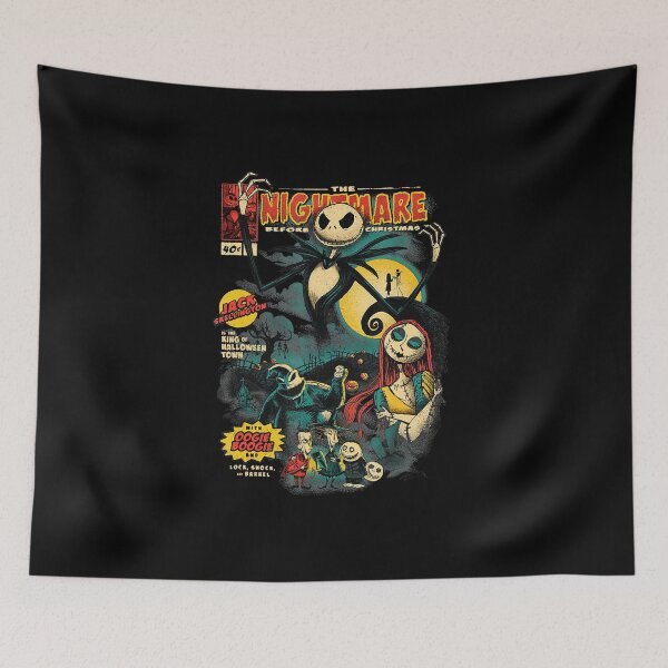 Item preview,  The Nightmare Before Christmas Comic Cover Retro Logo  designed and sold by jeffgonzales.