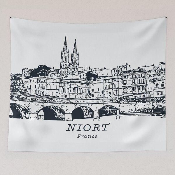 Item preview, Niort - France designed and sold by Lakeric Cityscapes.