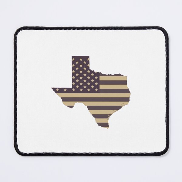 Item preview, Texas State Vintage Stars & Stripes – Brown and Gold designed and sold by Paper Drip.