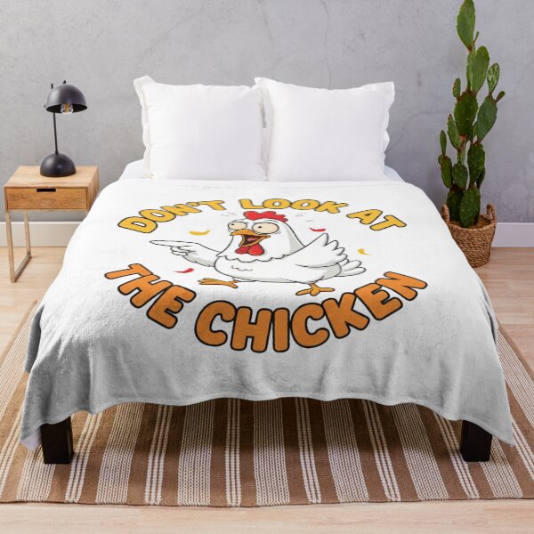 Item preview, Funny Chicken Game Quote – “Don’t Look at the Chicken” Humor Design for Animal Lovers designed and sold by JustCrafted.