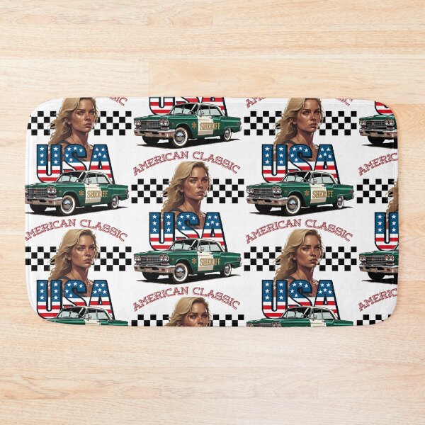 Item preview, Classic American Police/Sheriff cars 12 designed and sold by T-shirt365brand.