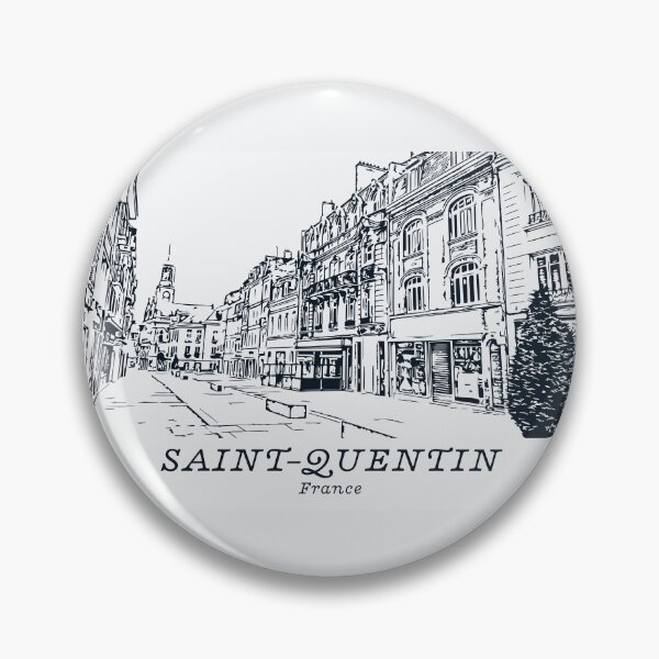 Aperçu de l'œuvre Saint-Quentin - France créée et vendue par Lakeric Cityscapes.