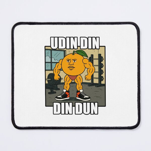 Item preview, Udin Din Din Dun – Viral Brainrot Italian Meme Gym Orange designed and sold by cugbandio.