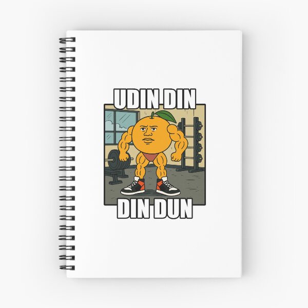 Item preview, Udin Din Din Dun – Viral Brainrot Italian Meme Gym Orange  designed and sold by cugbandio.