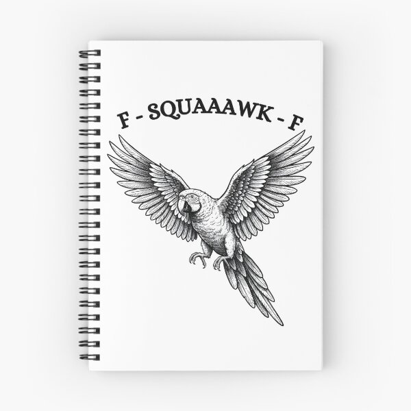 Aperçu de l'œuvre F-SQUAAAWK-F - Design de mème de perroquet drôle créée et vendue par RADesignHub.