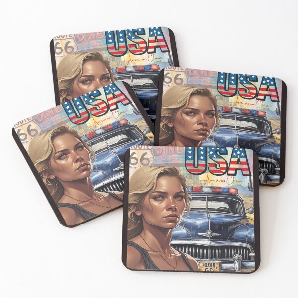 Item preview, Classic American Police/Sheriff cars 13 designed and sold by T-shirt365brand.