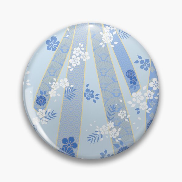 Item preview, Japanese Floral Kimono Pattern Winter designed and sold by urrin DESIGN.