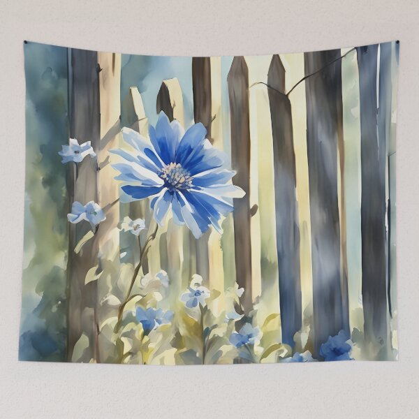 Item preview, Blue Flowerbed designed and sold by CalmnessbyChoice.