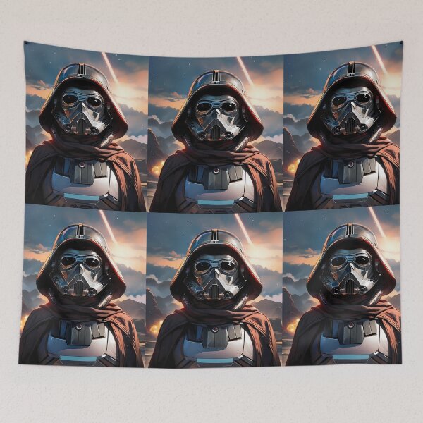 Item preview, Sky Epic Illustrations Highlighting Iconic Characters Star Wars designed and sold by ART ATTACK ZONE.