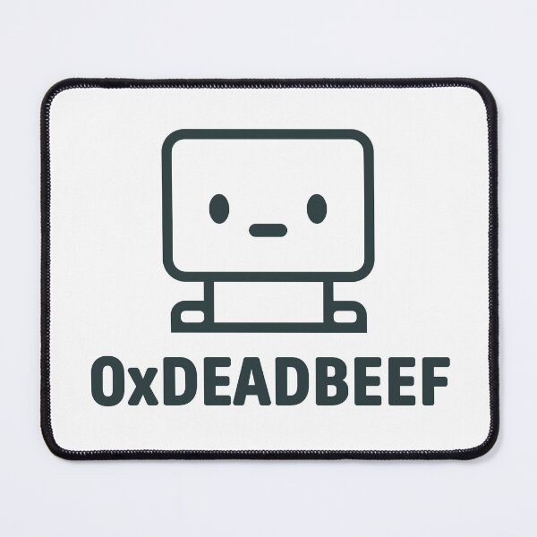 Item preview, 0xDEADBEEF Robot - Premium Programmer Meme Design - Hex Code Humor - Cute Tech Mascot for Coders & Developers designed and sold by BrainBubbleArt.