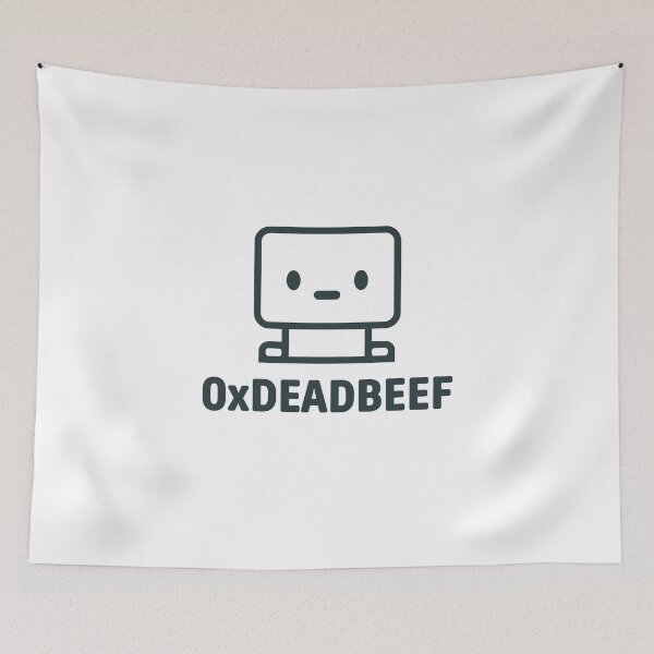 Item preview, 0xDEADBEEF Robot - Premium Programmer Meme Design - Hex Code Humor - Cute Tech Mascot for Coders & Developers designed and sold by BrainBubbleArt.
